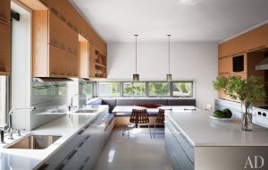 A geometric Hamptons house by Leroy Street Studio and decorator Thad Hayes Design-kitchen.jpg